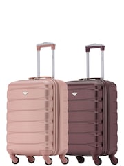 Flight Knight Ryanair Priority 4 Wheel ABS Hard Case Cabin Carry On Suitcase 55x40x20cm  Set Of 2 - Image 2 of 7