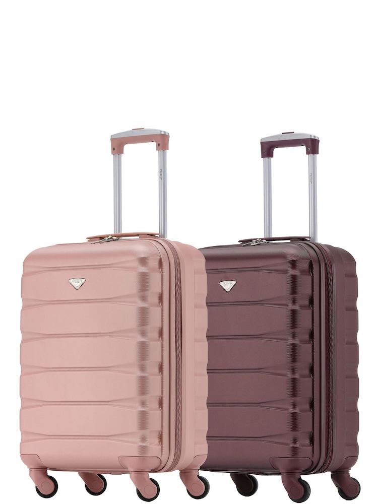 Flight Knight Ryanair Priority 4 Wheel ABS Hard Case Cabin Carry On Suitcase 55x40x20cm  Set Of 2 - Image 2 of 7