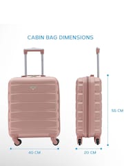 Flight Knight Ryanair Priority 4 Wheel ABS Hard Case Cabin Carry On Suitcase 55x40x20cm  Set Of 2 - Image 6 of 7