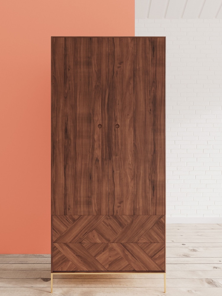 Swoon Brown Norrebro Wardrobe - Image 1 of 5