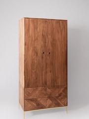 Swoon Brown Norrebro Wardrobe - Image 3 of 5