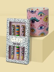 Eleanor Bowmer Pink Pen Pot & Boxed Pen Set - Image 1 of 1