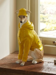 Natural Willow the Whippet in Raincoat Dog Ornament - Image 1 of 4