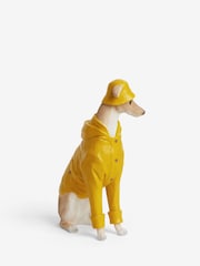 Natural Willow the Whippet in Raincoat Dog Ornament - Image 4 of 4