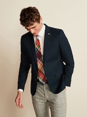 Marineblau/blau - Regulär - Stretch-Blazer aus Baumwolle - Bild 1 von 12