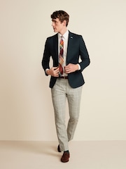 Marineblau/blau - Regulär - Stretch-Blazer aus Baumwolle - Bild 2 von 12