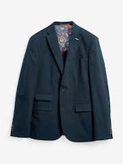Marineblau/blau - Regulär - Stretch-Blazer aus Baumwolle - Bild 8 von 12