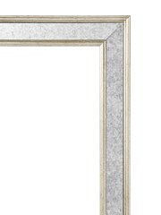 Brookpace Lascelles Gold Antique Red Coral I in Antique Mirrored Frame - Image 3 of 3