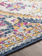 LIVABLISS Blue Floransa Vintage Traditional Boho Runner - Image 4 of 7