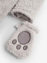 JoJo Maman Bébé Grey Koala Cosy Pramsuit - Image 4 of 4