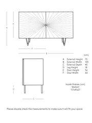 Swoon Silver Ziggy Sideboard - Image 4 of 8