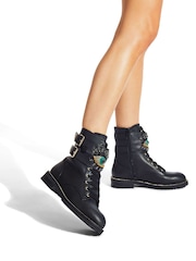 Kurt Geiger London SUTTON EYE Black Boots - Image 1 of 5