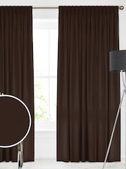 Espresso Brown Montero Velvet Made To Measure Curtains - Image 1 of 9