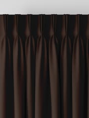 Espresso Brown Montero Velvet Made To Measure Curtains - Image 5 of 9