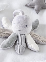 The White Company Interactive Oscar Octopus White Toy - Image 1 of 2