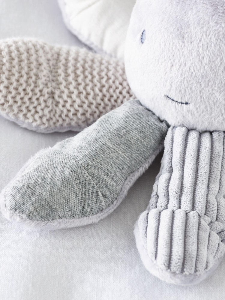 The White Company Interactive Oscar Octopus White Toy - Image 2 of 2