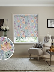 Voyage Egg Blue Blackout Masina Made to Measure Roller Blind - Image 1 of 6