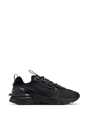 Nike Black React Vision Trainers - Image 1 of 8