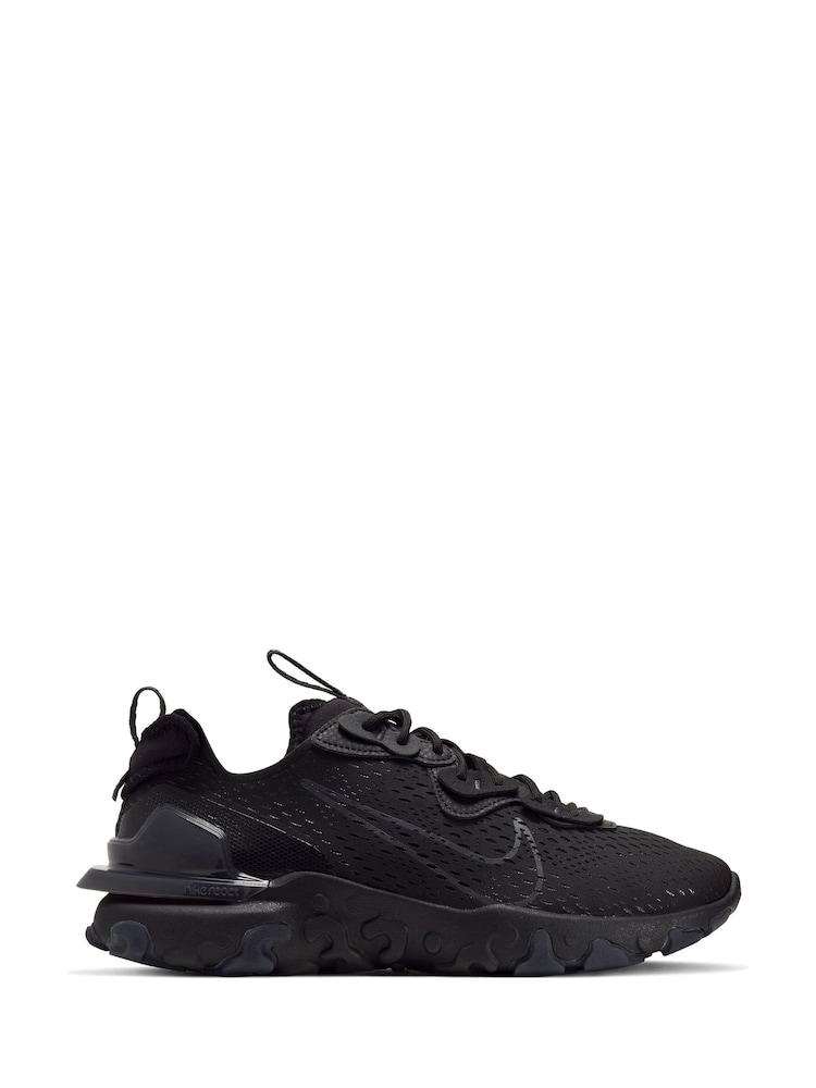 Nike Black React Vision Trainers - Image 1 of 8