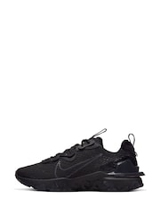 Nike Black React Vision Trainers - Image 2 of 8