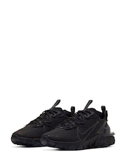Nike Black React Vision Trainers - Image 3 of 8