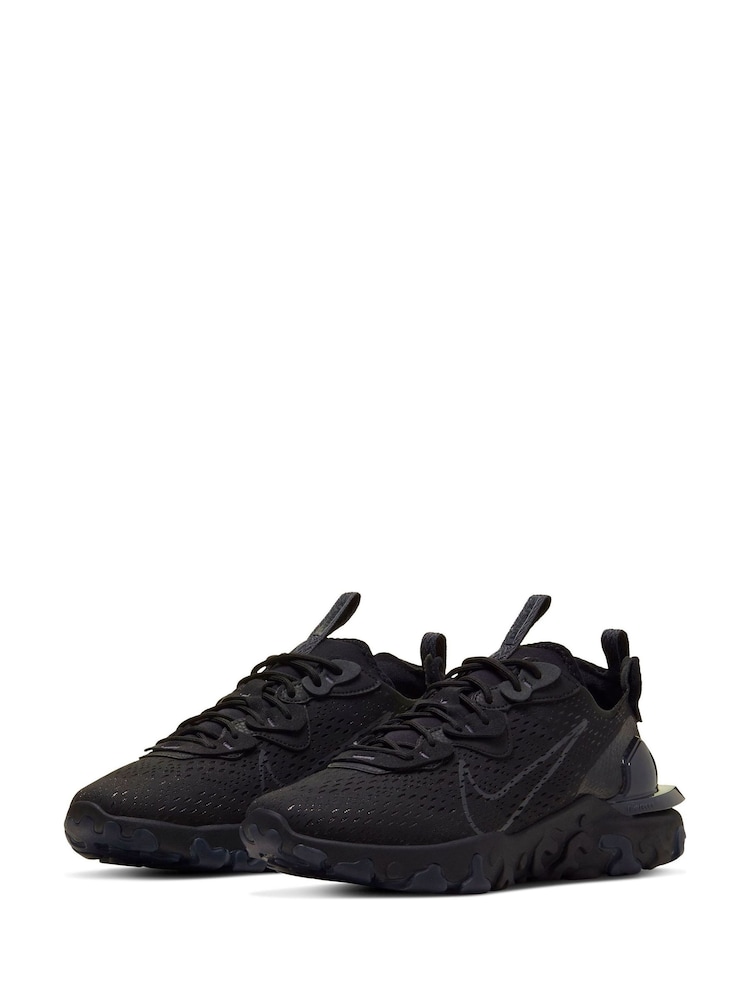 Nike Black React Vision Trainers - Image 3 of 8