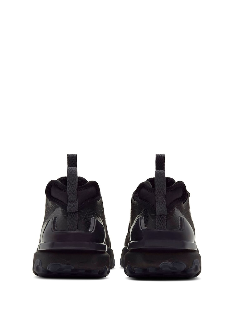 Nike Black React Vision Trainers - Image 4 of 8