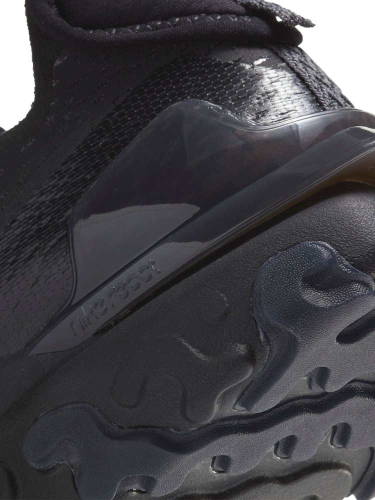 Nike Black React Vision Trainers - Image 9 of 9