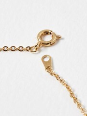 Oliver Bonas Gold Tone Celeste Star And Moon Chain Pendant Necklace - Image 4 of 5