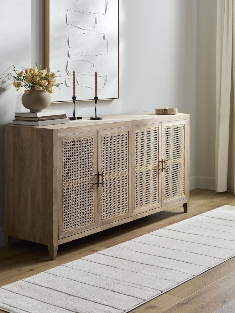 LIVABLISS White Cascade Our Pnw Home Modern High Pile Runner - Image 1 of 5