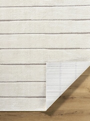 LIVABLISS White Cascade Our Pnw Home Modern High Pile Runner - Image 3 of 5