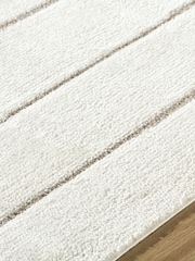 LIVABLISS White Cascade Our Pnw Home Modern High Pile Runner - Image 4 of 5