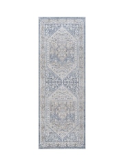 LIVABLISS Blue Lillian Washable Traditional Boho Runner - Image 3 of 7