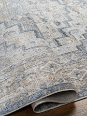 LIVABLISS Blue Lillian Washable Traditional Boho Runner - Image 5 of 7