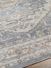 LIVABLISS Blue Lillian Washable Traditional Boho Runner - Image 6 of 7