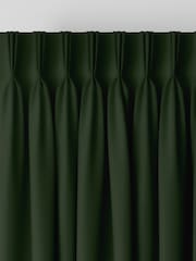 Forest Green Montero Velvet Made To Measure Curtains - Image 5 of 9