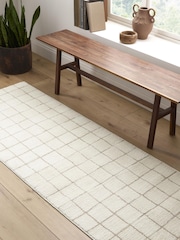 LIVABLISS White Cascade Our Pnw Home Modern High Pile Runner - Image 1 of 5
