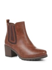 Relife by Pavers Natural Block Heeled Chelsea Boots - Image 2 of 5