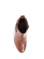 Relife by Pavers Natural Block Heeled Chelsea Boots - Image 4 of 5