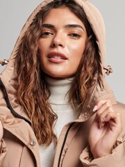 Superdry Woodsmoke Studios Super Long Duvet Puffer Coat - Image 4 of 7