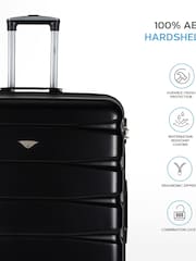 Flight Knight EasyJet Overhead 55x35x20cm Hard Shell Cabin Carry On Case Suitcase Set Of 2 - Image 2 of 9