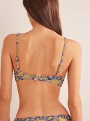 Boden Blue Cup Size Capri Bikini Top - Image 2 of 6