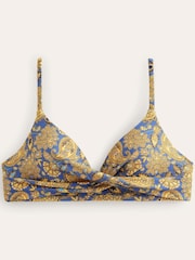 Boden Blue Cup Size Capri Bikini Top - Image 5 of 6