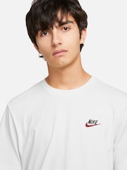 Nike Red/White Club T-Shirt - Image 3 of 10