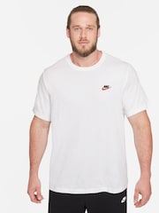 Nike Red/White Club T-Shirt - Image 5 of 10