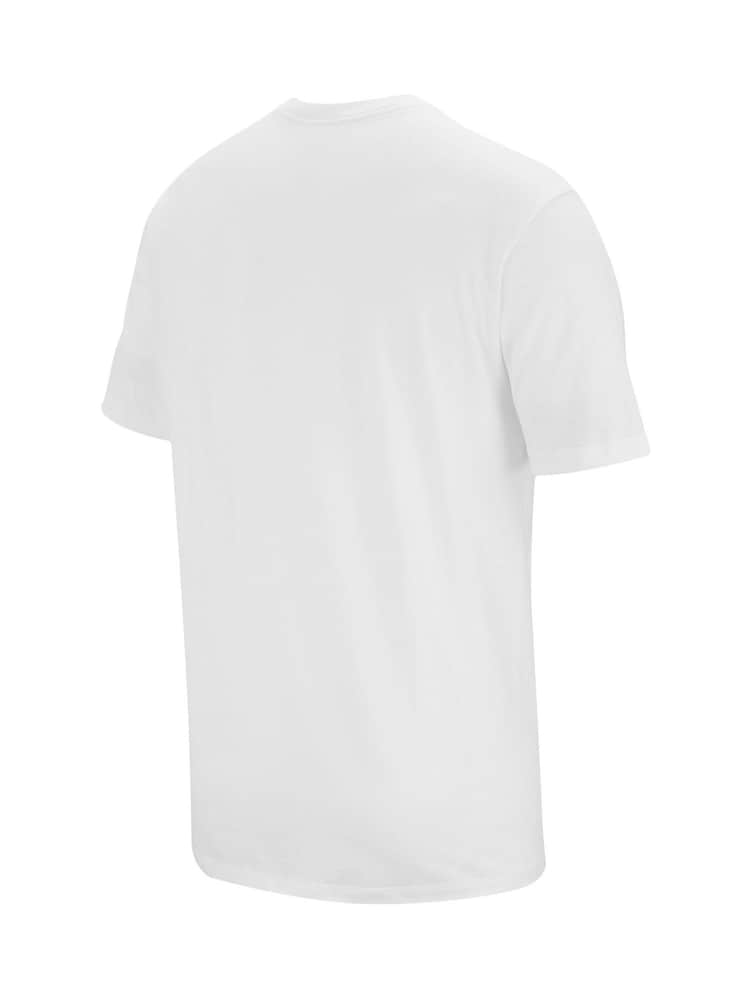 Nike White/Red Short Sleeve Club T-Shirt - Image 6 of 6