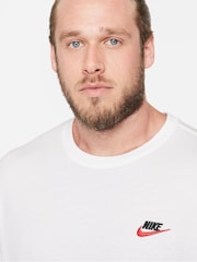 Nike Red/White Club T-Shirt - Image 8 of 10