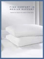 Snuggledown Back Sleeper 100% Cotton Pillow - Image 2 of 9
