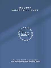 Snuggledown Back Sleeper 100% Cotton Pillow - Image 5 of 9