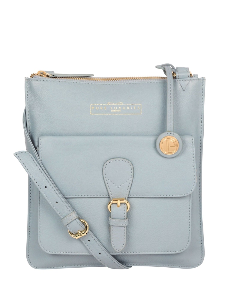 Pure Luxuries London Kenley Leather Cross-Body Bag - Image 1 of 6